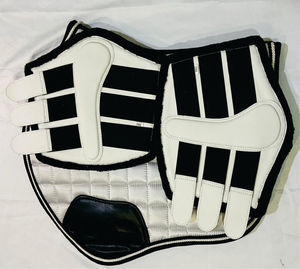 Satin English Horse Saddle Pad Set con forro de polialgodón - Product Image 5