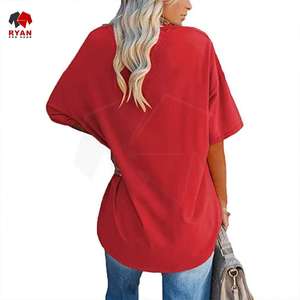 T-shirts personnalisés pour femmes Tissu respirant et confortable Style décontracté Oversized Lose Fit - Product Image 5