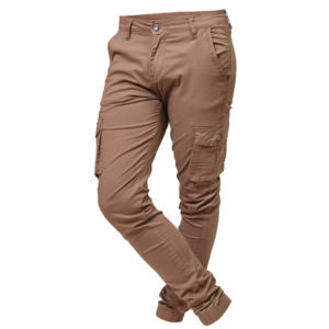 2024 pantalones tácticos para hombre Rip-Stop multiusos bolsillos Cargo cintura alta transpirable 100% algodón Cargo pantalones para hombres Pantalones - Product Image 1