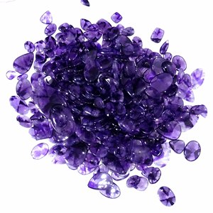 Cabochon d'améthyste naturelle de haute qualité pierre précieuse Quartz lisse mélange forme taille libre pour la fabrication de bijoux fins - Product Image 5