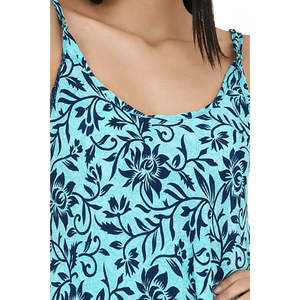 Vestido Largo de Seda Azul con Estampado Floral para Mujer, Talla Única, Kimono, Conjunto de Camisola, Traje de Baño, Ropa de Playa - Product Image 1