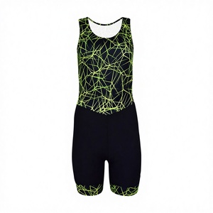 Combinaison de sport d'été légère en polyester BSCI, personnalisée par sublimation, de haute qualité, pour l'aviron, motif abstrait, tout-en-un, OEM - Product Image 1