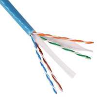 Câble réseau de haute qualité Cat6 UTP 8 cœurs 23/24AWG Conducteur en cuivre/CCA Câble Ethernet intérieur