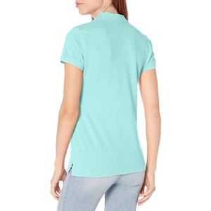 La última camisa de polo de longitud corta para mujer, tejido de algodón cómodo, diseño sublimado personalizado, el mejor precio de fabricación - Product Image 2