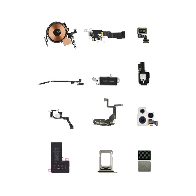 Original Phone Spare Parts Flashlight Wi-Fi  Antenna Speaker Wireless Charging Port Flexs Cables for iphone