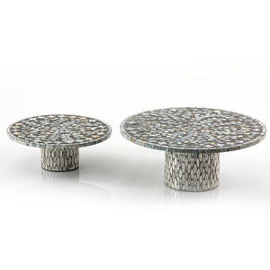 Plateau de service décoratif pour table de maison Accessoire de décoration pour le Ramadan Plateaux de service en nacre de qualité supérieure - Product Image 3