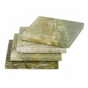 Dessous de verre carrés en marbre organique robustes protecteur de Table essentiel de cuisine pour thé café autres boissons sous-verre carré en pierre - Product Image 1