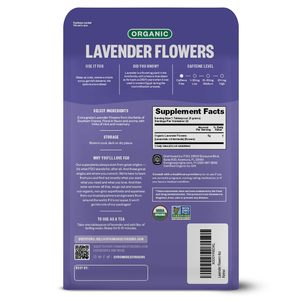 Fleurs de lavande séchées biologiques FGO, bourgeons séchés de qualité supérieure, importés de France pour la cuisine ou les sachets, 4 oz - Product Image 6