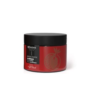 Maschera per capelli al cheratina di melograno per riparazione intensiva dei capelli, idratazione e cura professionale dei capel - Product Image 1
