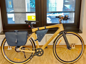 จักรยานไม้ไผ่ทำมือเป็นมิตรกับสิ่งแวดล้อม, จักรยานไม้ไผ่แท้ทนทานพร้อมกรอบแข็งแรงและดีไซน์ทันสมัยเป็นธรรมชาติ - Product Image 5