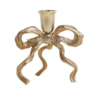 Portavelas de Navidad de forma única de asta chapada en oro hecho a mano al por mayor y proveedor acento decorativo - Product Image 2