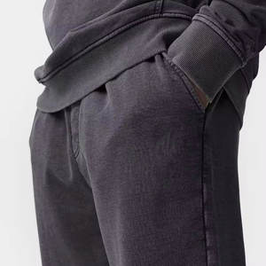 ชุดวอร์มสำหรับผู้ชายซักด้วยกรดสวมใส่สบายและระบายอากาศได้ดีเหมาะสำหรับชุดลำลองชุดลำลอง - Product Image 4