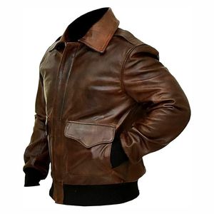 Nuevo 2025 calidad premium más vendido calidad única personalizada chaqueta de piel de oveja chaqueta de cuero de alta calidad - Product Image 6