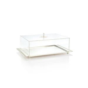 Plateau de service en bois et vadrouille avec couverture en tissu Vaisselle pour la maison et l'hôtel Plateau à chocolat aux prix les plus bas - Product Image 5