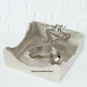 Nuevo diseño minimalista servilletero de Metal arte de aluminio cocina nórdica mesa de comedor decoración para el hogar chapado en oro - Product Image 5