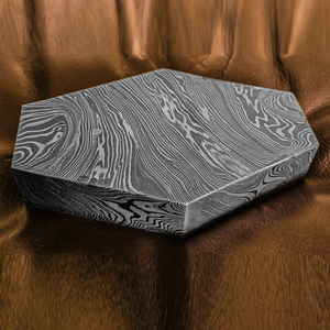 Authentic Damascus Steel <b>Ashtray</b> Handcrafted Metal <b>Ashtray</b> Unique Design Smoking Accessory For Collectors & Interior Decor - Product Image 4