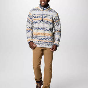 Sudadera con Capucha para Hombre, de Forro Polar Sherpa, Ecológica, Transpirable, con Botones, 350g, Cálida, para Invierno y Actividades al Aire Libre - Product Image 3