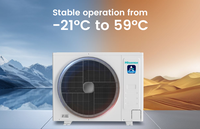 Climatisation multi-split mini VRF Hisense -21 59 Extreme Ultra Low High Ambient Flaring, ventilateur CC, compresseur scroll EVI
