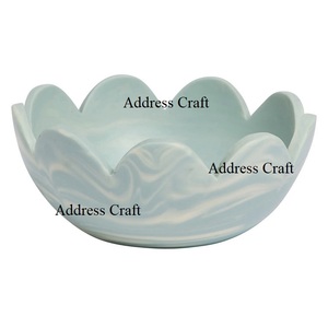 ชามเรซินแบบหมุนสีส้มเป็นมิตรกับสิ่งแวดล้อมใช้ได้กับครอบครัวห้องครัวโรงแรมหรืองานปาร์ตี้ชามสลัดผลไม้สีเขียว - Product Image 2