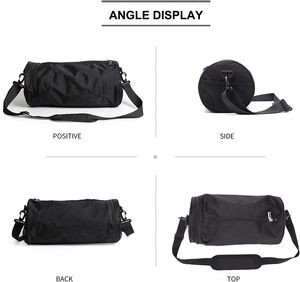 Sac de sport personnalisé pour homme et femme, sac de sport noir, sac de voyage, sac de sport de grande capacité pour l'extérieur - Product Image 4