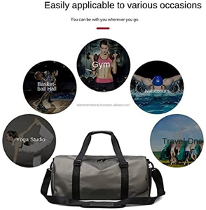 Bolsa de Viaje Deportiva Impermeable para Mujer, con Compartimento para Zapatos Secos y Mojados, para Gimnasio - Product Image 5