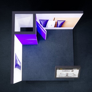Stand <span class=keywords><strong>de</strong></span> Exhibición Cosmética <span class=keywords><strong>de</strong></span> 10x10 pies, Stand <span class=keywords><strong>de</strong></span> Exhibición <span class=keywords><strong>de</strong></span> Belleza para Ferias Comerciales, Stand <span class=keywords><strong>de</strong></span> Exhibición con Iluminación LED - Product Image 4