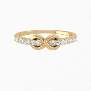 Rikhava Custom-Made Fine VVS IGI Moissanite <b>Diamond</b> <b>Wedding</b> Engagement Rings Minimalist Unique Designs for White Gold - Product Image 4