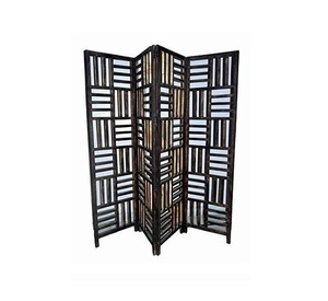 Movable Wooden Vintage Quality Handcrafted Wooden Divider Wall Separator Premium Designer Middle Unit <b>for</b> Home Decoration - Product Image 1