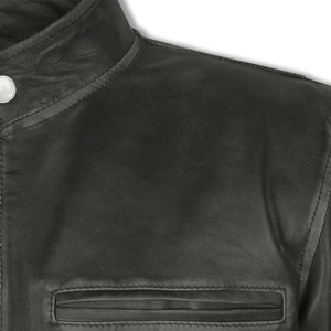 Chaqueta de invierno personalizada para hombre, chaqueta de cuero a prueba de viento de alta calidad, superventas, ropa de hombre, chaquetas de cuero - Product Image 3