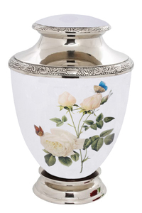 Urne de crémation en cendres de papillon Épagneul moderne Urne pour animaux de compagnie gravée à Six côtés Urne de crémation en métal décorative Personnalisation Urne commémorative - Product Image 4