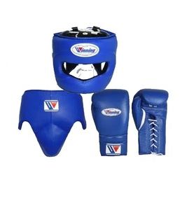 Ensembles d'entraînement de boxe professionnels sur mesure, gants en cuir Winning, protège-tête, protège-aine, kits d'entraînement personnalisés, séchage rapide - Product Image 4