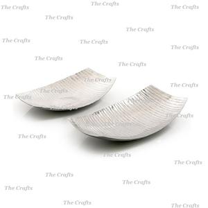 ชุดถาดเสิร์ฟอาหารและขนมหวานสามขนาดที่แตกต่างกันเครื่องครัวอลูมิเนียมทอง - Product Image 2