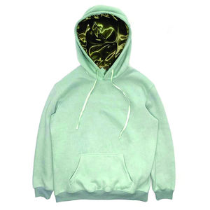 Sudadera de cuello redondo de peso pesado de gran tamaño para mujer con bordado personalizado, sudaderas con capucha de lana de algodón liso con estampado holgado - Product Image 1