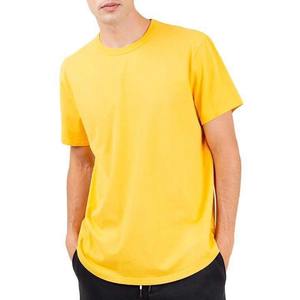 T-shirt à manches courtes pour hommes de haute qualité 100% coton biologique coupe régulière anti-rétrécissement 220g Streetwear décontracté épaule tombante solide - Product Image 1