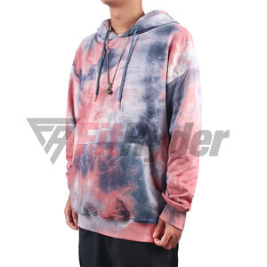 Sudadera con capucha de manga larga para hombre con el mejor diseño, algodón de invierno, Material ODM, logotipo personalizado de secado rápido, patrón sólido teñido anudado - Product Image 2