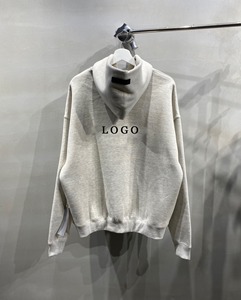 เสื้อฮู้ดขนแกะเกรดสูงสำหรับผู้ชายดีไซน์แบบ OEM ออกแบบโลโก้ได้ตามต้องการ - Product Image 6