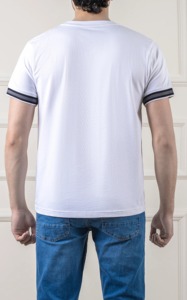 เสื้อยืดแฟชั่นไฮสตรีทสำหรับผู้ชายผ้าคอตตอน100% ทรงหลวมสำหรับหน้าจอพิมพ์โลโก้ตามสั่งใหม่2025 - Product Image 4