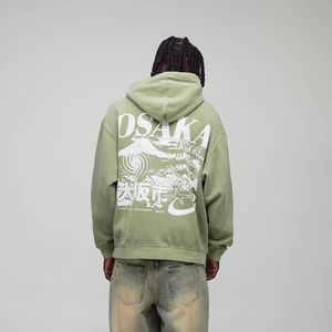 Alta demanda personalizable 100% algodón 500 Gsm peso pesado Unisex sudaderas con capucha tela gruesa de alta calidad Impresión de logotipo de fábrica - Product Image 1