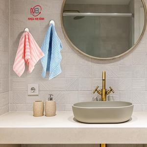 Perchero de pared multifunción de PP con forma de tela, de plástico, de fabricante ODM/OEM de Vietnam, con logotipo personalizado y gancho multicolor. - Product Image 3