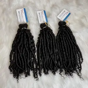 Instock Extensiones de Cabello Humano Trama de Máquina Rizada al Vapor 100% Cabello Humano Vietnamita Cabello Virgen a Precio Mayorista