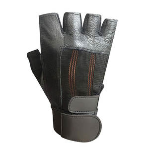 Guantes de levantamiento de pesas de medio dedo para fabricación profesional Unisex Soporte de muñeca Gimnasio Entrenamiento Guantes de levantamiento de pesas - Product Image 3