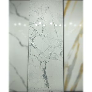 Édition limitée de carreaux en porcelaine polie et émaillée de 120 x 320 cm, surface lisse et brillante énigmatique pour les halls et les salles d'attente - Product Image 2