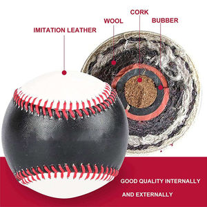 Official College Custom Logo <b>Cork</b> Baseball Wholesale Standard Size Professional High Quality Sports Training <b>Cork</b> Baseball Ball - Product Image 2