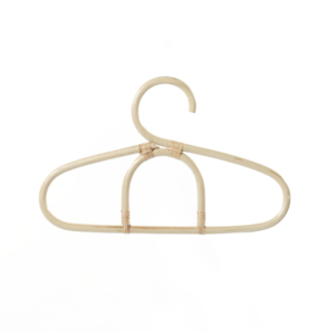 Móc Treo Quần Áo Móc Treo Quần Áo Không Gian Bằng Gỗ Màu Tự Nhiên Làm Bằng Mây Đan Và Lõi Mây Dệt - Product Image 1