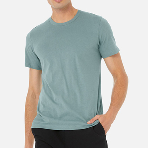 เสื้อยืดแขนสั้นของผู้ชายผ้าคอตตอนเนื้อ100% 2025แขนสั้น