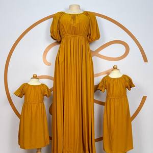 Vestidos casuales de lujo de calidad premium para madre e hija-Jalabiya - Product Image 1