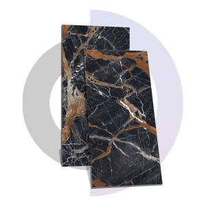 Azulejos de alto brillo LEOPARD BLACK 600x1200MM / 24X48 al mejor precio - Product Image 1