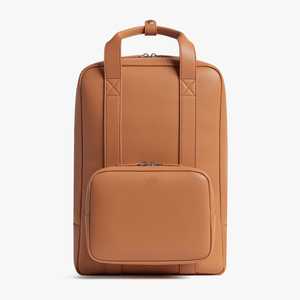 Nueva mochila para ordenador portátil personalizada Unisex de alta calidad de gran espacio de cuero PU de uso diario mochilas de moda de viaje impermeables a la moda - Product Image 1