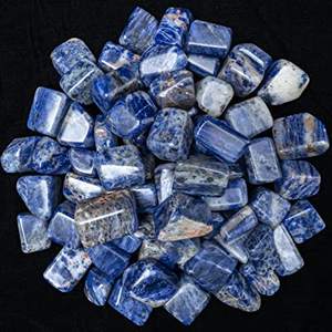 Pierre de haute qualité dégringolée sodalite vernis cristal dégringolé guérison en vrac galet agate pierres précieuses dégringolé Chakra en gros en vrac - Product Image 4