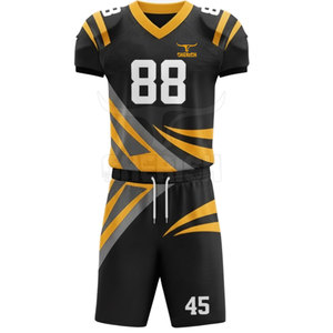 Ventes chaudes, prix bas, ensembles d'uniformes de football américain, design personnalisé, ensembles d'uniformes de football américain - Product Image 3